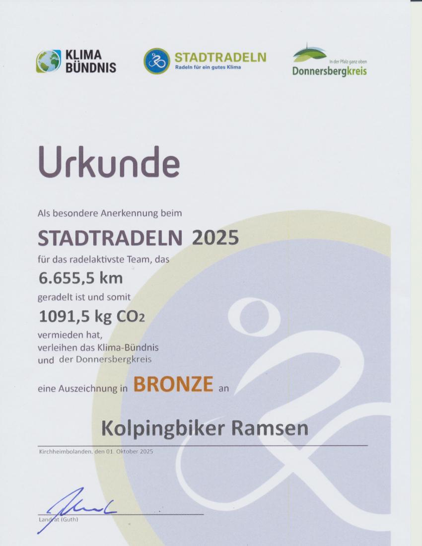 Urkunde 2025